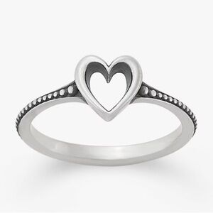 James Avery Delicate Heart Beaded Ring